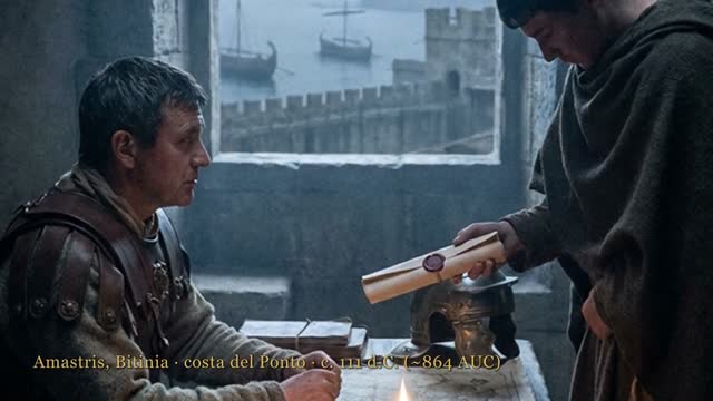 Fotograma del documental: escena de la antigua Roma